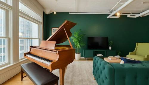 Moss & Oak - King Bed - Grand Piano - TOP FLOOR - Foto 3