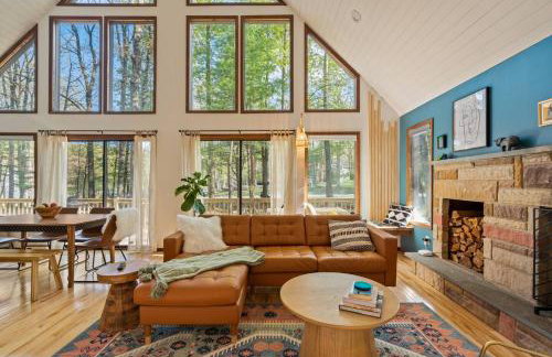A-Frame Hot Tub Hike Firepit Design - Foto 1