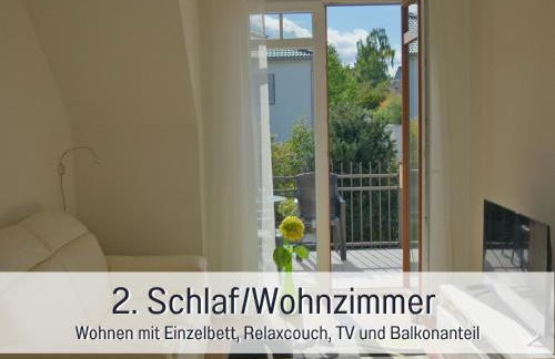 Dahem-Apartments - ruhig Parkplatz Rhein Main Gebiet gut erreichbar - 3 Apartments - barrierefrei mit Garten und Hund auf Anfrage -- 2 SZ Maisonette mit Balkon, -- 2 SZ mit Balkon - Foto 30