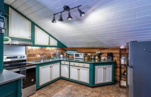 Little Bear's Bungalow; Log Cabin w/Mountain views - Foto 19