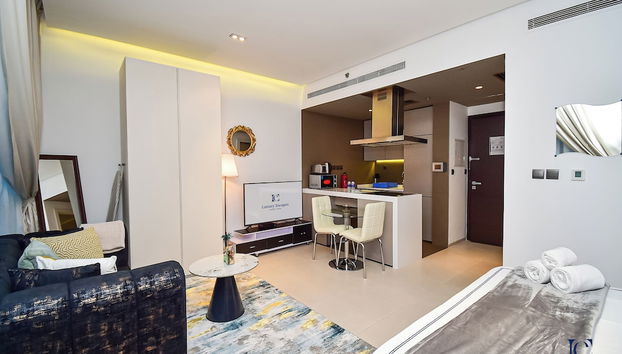 AST - Modern studio flat with balcony - Foto 3, Zona de estar