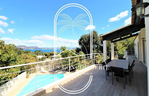 Villa l'Arbanaise vue mer piscine presqu'Ile Giens BY HC - Foto 38