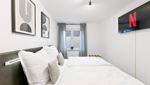 Kingsize Bett, zwei Zimmer, Waschmaschine, Netflix - Foto 4