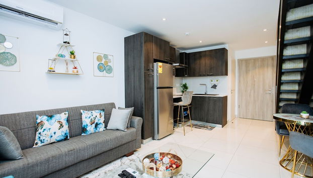 Zona de estar del vestíbulo