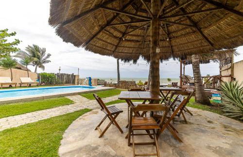 Paraíso de Tabuba - casa de aluguel por temporada - 32km de Maceió-AL - Pé na areia - 24h de Frente para o mar - Photo 13