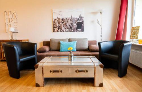 Fewo Art City-Studio Kassel 2, groß, modern, citynah, 3 Schlafzimmer, 2 Bäder, kostenfreie Parkplätze, 2 Süd-Balkons, Herkulesblick - Foto 28