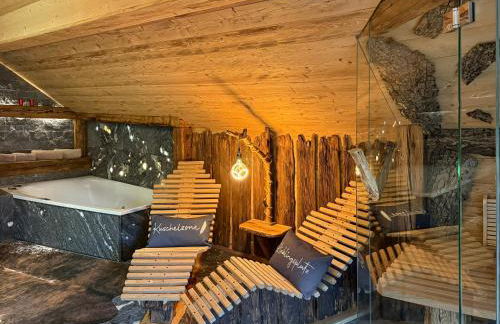 Bergromantik Ferienwohnung Charisma mit eigener Sauna, Whirlpool und Bergblick - Foto 4