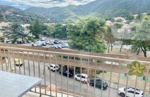 Charmant F2 avec Garage, Terrasse et Véranda, à 500m du Centre et 600m des Cures à Amélie-les-Bains - FR-1-703-131 - Foto 7