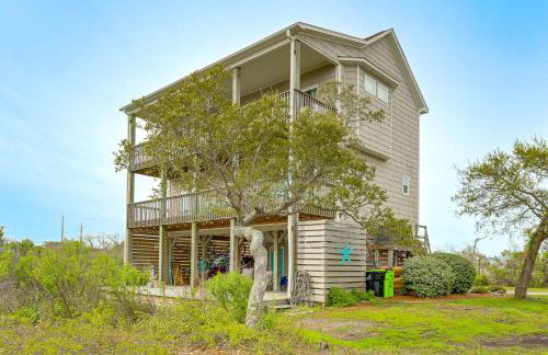Walk to Surf City Beach Ocean-View Home with Decks! - Foto 29