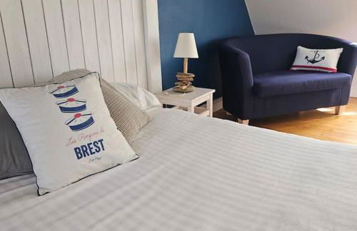 Charmante maison bretonne vue mer proche des plus belles plages - Foto 47