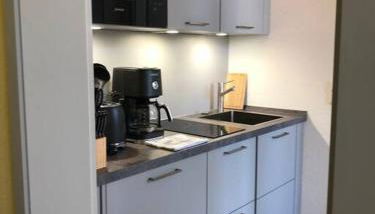 Ferienwohnung - Schweriner Altstadt - FeWo 7 - Foto 2, stove, minibar