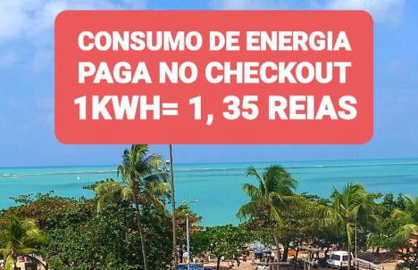 NA BEIRA MAR DE PAJUCARA- EDIF NEO- APARTAMENTO QUARTO E SALA- TEM VARANDA - VISTA LATERAL DO MAR- RUA JULIO PLECH FILHO 60 ESQUINA COM AVENIDA DOUTOR ANTONIO GOUVEIA - CONSUMO ELETRICO É PAGO No CKECK-OUT 1KWH É 1,35 REIAS - Foto 3