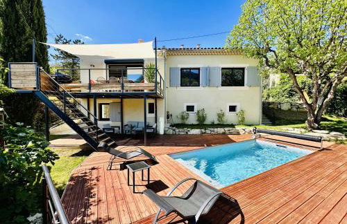 L'ancienne Étude - Superbe vue - Piscine chauffée - Foto 11