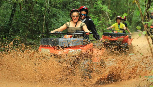 Tour de adrenalina Tulum Atv con tirolinas y aventura en Cenote - Foto 3