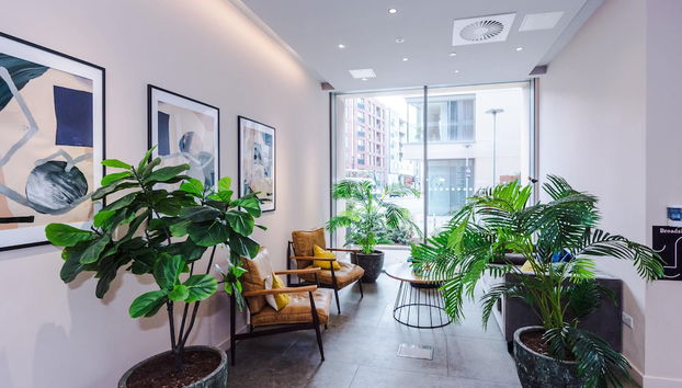 Sala de estar do lobby