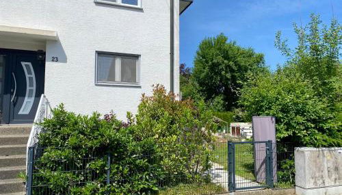 1,5 Zimmer Apartment in S-Bahn Nähe, 35 qm, max 4 Pers, zentral, private Terasse, Internet 250 MBit - Foto 2, Garden, Garden view