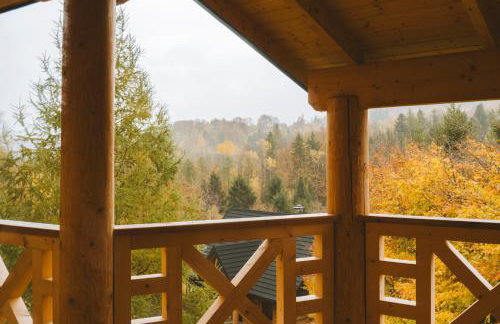 AleBale Przesieka luksusowy dom z bali z widokiem na Karkonosze - Foto 45