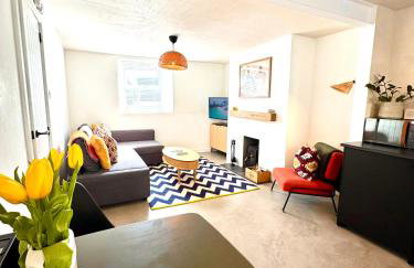 Palms 1 Log Burner Private Courtyard Parking Central Newquay - Foto 3