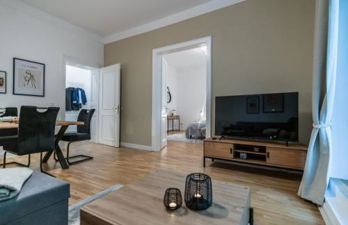 Hochwertige Altbauwohnung im modernen Stil in Wiesbaden - Küche - Terrasse - WLAN - Zentral - Foto 8