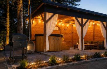 Domek letniskowy Leśne Zacisze- jacuzzi, balia ogrodowa, grill i altana - Foto 16