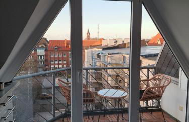 Livora Living - Stilvolles DG-Apartment an der Fußgängerzone - 2 Schlafzimmer - Foto 21