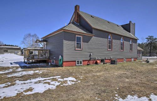 Renovated Historic Church Along Namekagon River! - Foto 29