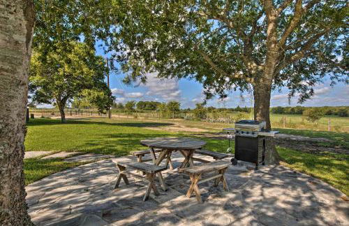 Peaceful Schulenburg Farmhouse with Fire Pit and Games - Foto 23