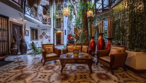 Sala de estar do lobby