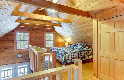 2 Mi to Boat Ramp Log Cabin in New Hampshire - Foto 12