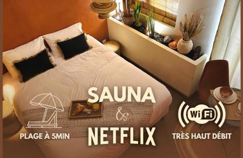 Le Jacaranda - Suite africaine - Sauna & Netflix - Foto 1
