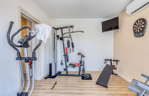 Beeindruckende 5-Sterne-Villa mit Meerblick, Sauna, Gym, beheizten Privatpool, Spielplatz, BBQ - Foto 37