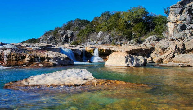 Le cascate del parco di Lyndon B. Johnson