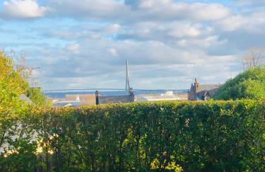 Bel Air Studios-Terrasse couverte-Jardinet-Vue Pont de Normandie-Parking privé - Foto 4