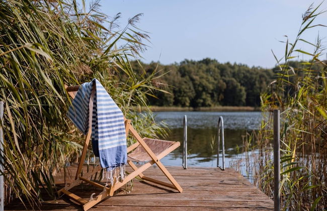Wooden Home by Lake Klepnicko With Pier - Foto 9