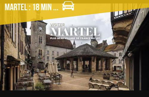 Gîte écologique proche Rocamadour & Gouffre de Padirac Vue vallée Dordogne - Foto 36