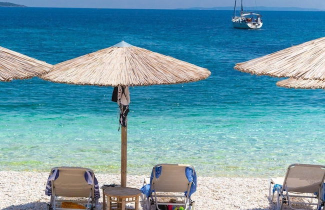 Villa Tassoula Large Private Pool Walk to Beach Wifi - 2830 - Foto 22