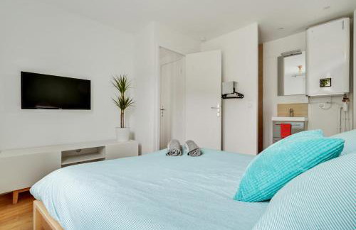 TOP 2 pièces tout équipé avec WIFI proche Paris - R7 - Foto 11