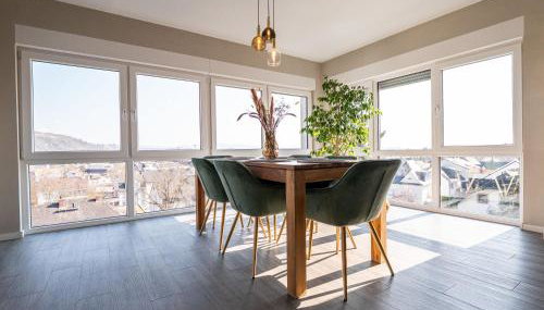 Design Apartment zentral für 6 in Andernach: Ausblick, WiFi, Küche - Foto 2