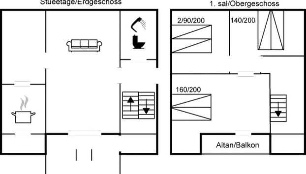 "Ridir" - 3.5km from the sea - Foto 2, Floorplan