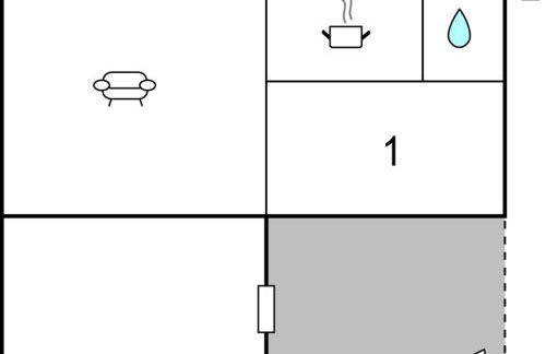 1 Bedroom Ocean Front Home In Loissin - Foto 16