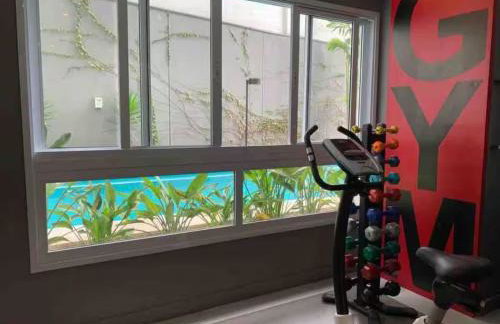 EL1907 Apt. Lindo ao lado do metro luz com Piscina - Foto 4