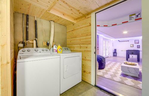 Hot Tub, Game Room and Fire Pit Canton Log Cabin - Foto 29