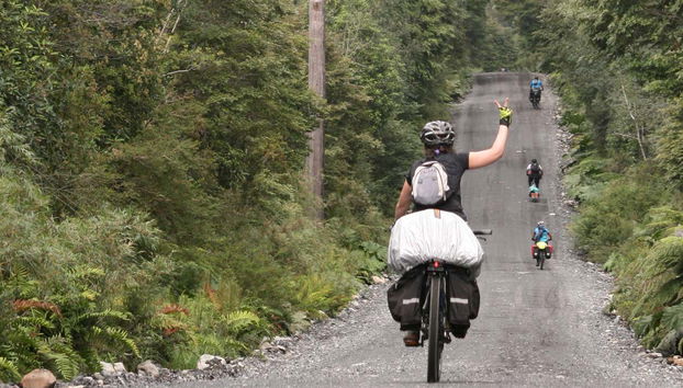 Ciclistas durante el recorrido