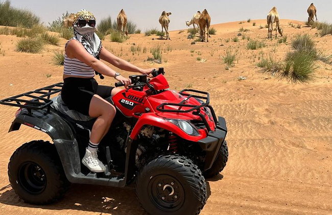Dubai: Quad Bike, Dune Buggy, and Sandboarding Experience - Photo 11