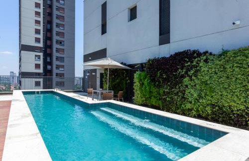 Studio Moderno com Piscina e Academia completa na Cobertura excelente espaço de Coworking Próximo ao Aeroporto de Congonhas e SP Expo - Foto 3