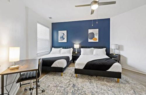 LUXE 1BD - 5 Min DT, Gym, Parking, W-D - Sleeps 6 - Foto 18