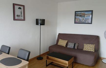 L'air marin Apt avec belle terrasse vue dégagée séjour lumineux 10 mn à pied mer et centre Port en Bessin, tous commerces et restaurants, proche Bayeux et Omaha Beach - Foto 11