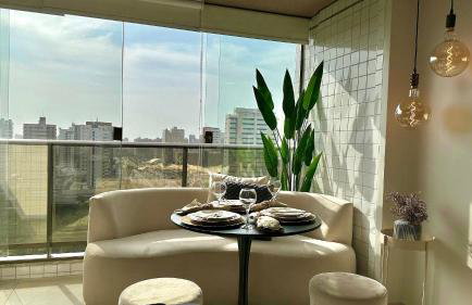 (1305) Studio Moderno e Aconchegante no Calhau - Foto 49