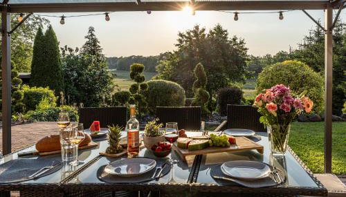 Wellnessparadies mit Sauna und Whirlpool - Foto 3, Garden, Garden view