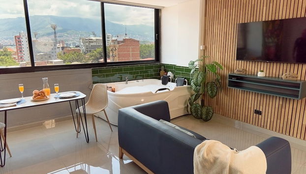 Luxurious Jacuzzi Aparta-suite Stadio Rosa Negra - Foto 5, Plano